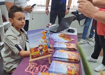 Промовиран детскиот прирачник „Моите здрави навики“ од првоодделенецот Милиан Чаршавски