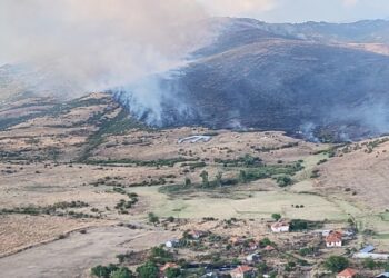 Пожарот кај Соколарци ставен под контрола, огнената стихија зафати површина од над 250 хектари