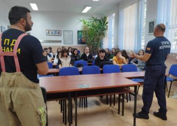 ДПД – Кочани реализираше обуки за заштита од пожари и елементарни непогоди за средношколците