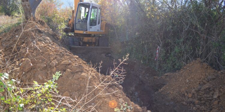 Се гради главниот колектор за фекална канализација во селото Липец, Општина Виница обезбеди над 5,6 милиони денари