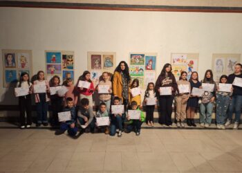 Отворена изложба „Анимирани цртани ликови“ на учениците од Училиштето за цртање и сликање при ЦК „Бели мугри“