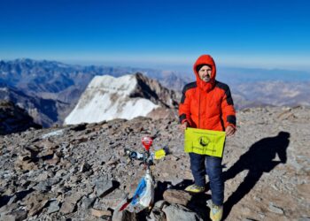 Зоран Николов, член на ПСК „Осогово“ се искачи на Аконкагва, највисокиот планински врв во Јужна Америка