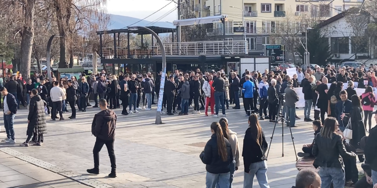 Граѓаните на Кочани организираа мирен собир во Паркот на Револуцијата, бараат правда и расчистување на трагедијата во „Пулс“