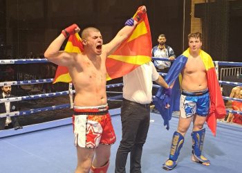 Шампионска титула за Лука Змејкоски на Европскиот кикбокс куп во Сараево