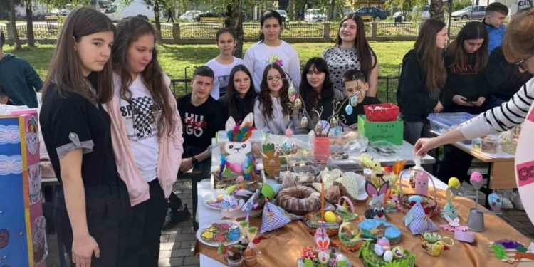 Хуманитарна „Велигденска магија“ организираа учениците и вработените во ОУ „Св. Климент Охридски“ – Облешево за настраданите во „Пулс“