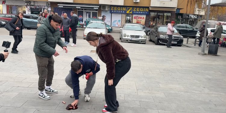 Симулациска вежба за превенција од употреба на пиротехнички средства спроведе Црвен крст – Кочани