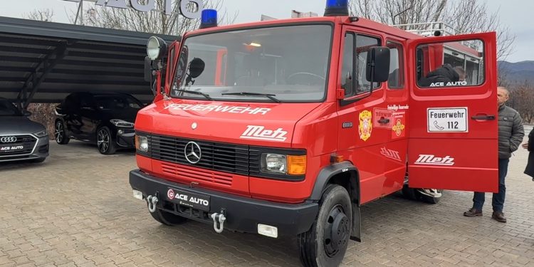 Противпожарно возило за Доброволното противпожарно друштво од Виница донираше Ротари клубот Кочани – Виница