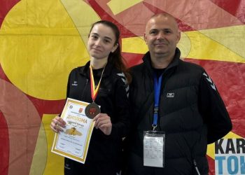 Наталија Карова се закити со бронза на Државното карате првенство за сениори