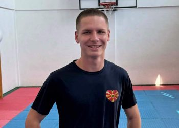 Каратистот Филип Стојанов подготвен за нов успех како македонски репрезентативец на Европското сениорско првенство во Франкфурт