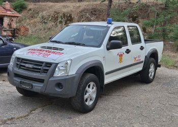 ДПД Кочани набави ново пикап возило за гасење шумски пожари